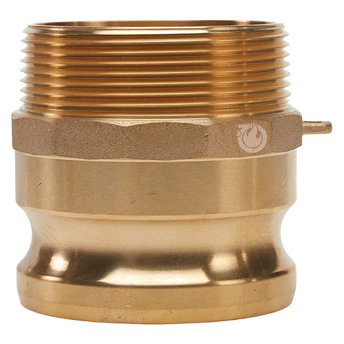 Brass 3" Male Camlock x 3" Male NPT