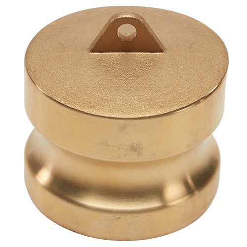 Brass 2 1/2" Male Camlock Dust Plug