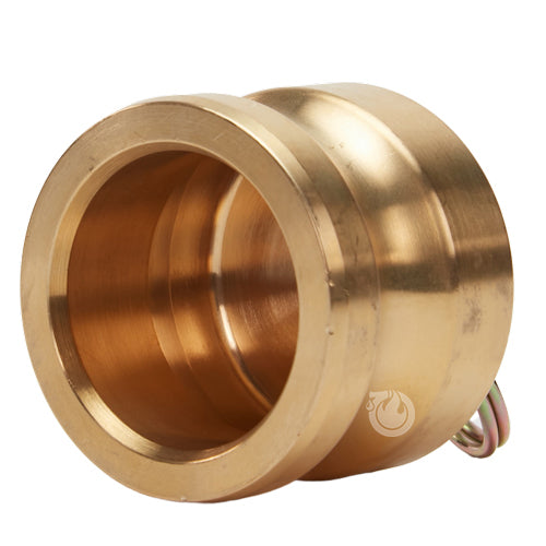 Brass 3" Male Camlock Dust Plug (USA)