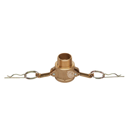 Brass 1 1/4" Female Camlock x 1 1/4" Male NPT