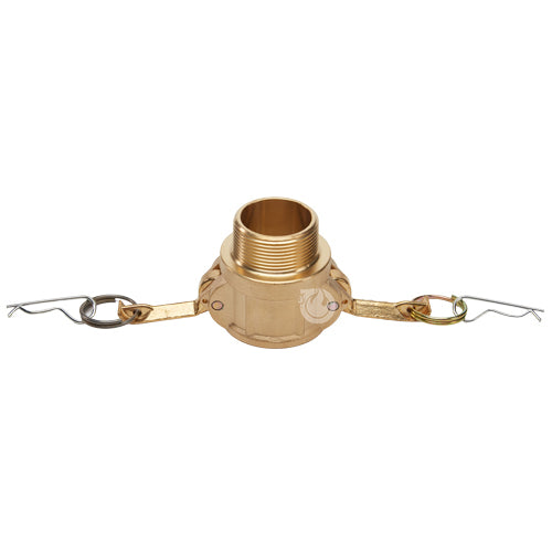 Brass 1 1/2" Female Camlock x 1 1/2" Male NPT