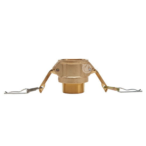 Brass 1 1/2" Female Camlock x 1 1/2" Male NPT