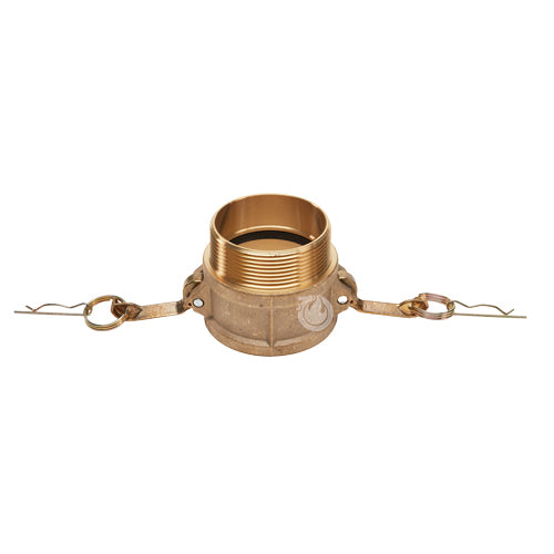 Brass 3" Female Camlock x 3" Male NPT (USA)