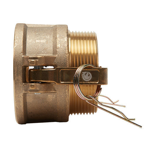 Brass 3" Female Camlock x 3" Male NPT (USA)