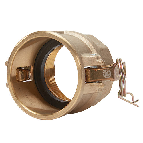 Brass 2" Female Camlock x 2" Female NPT (USA)
