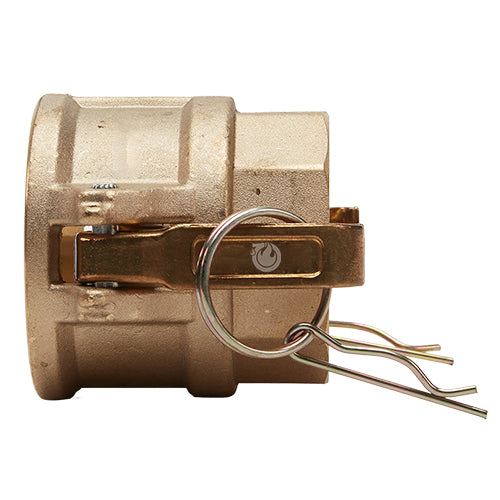 Brass 2" Female Camlock x 2" Female NPT (USA)