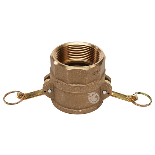 Brass 2 1/2" Female Camlock x 2 1/2" Female NPT