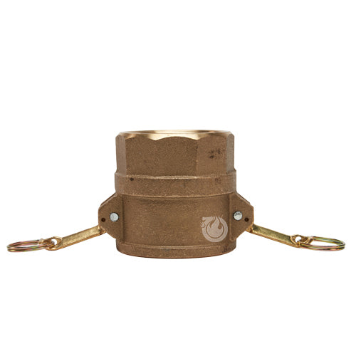 Brass 2 1/2" Female Camlock x 2 1/2" Female NPT
