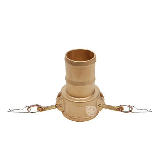 Brass 3" Female Camlock to Hose Shank (USA)