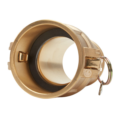 Brass 3" Female Camlock to Hose Shank (USA)