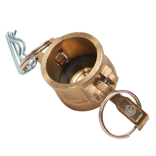 Brass 1/2" Female Camlock Dust Cap