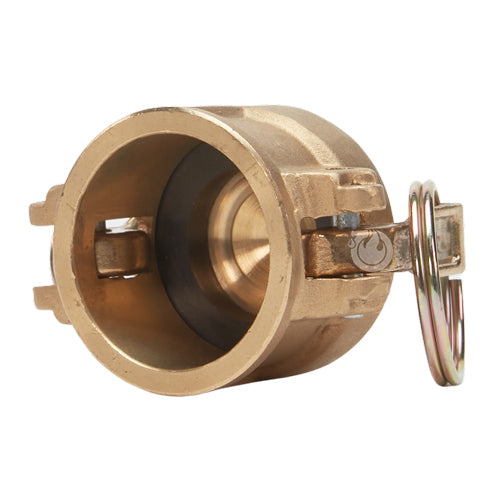 Brass 1/2" Female Camlock Dust Cap
