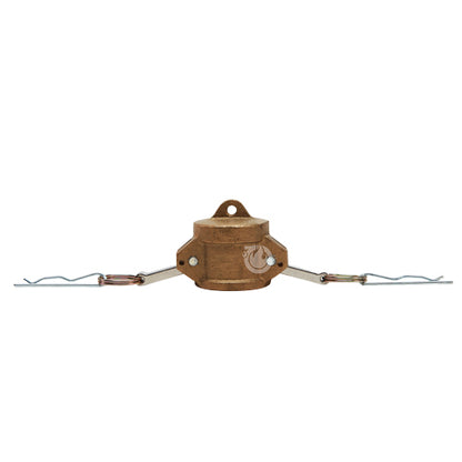 Brass 1 1/4" Female Camlock Dust Cap