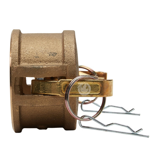 Brass 2 1/2" Female Camlock Dust Cap