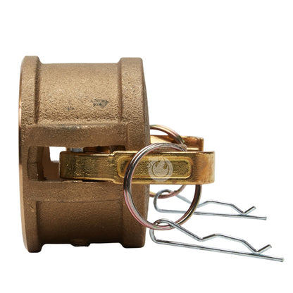 Brass 2 1/2" Female Camlock Dust Cap