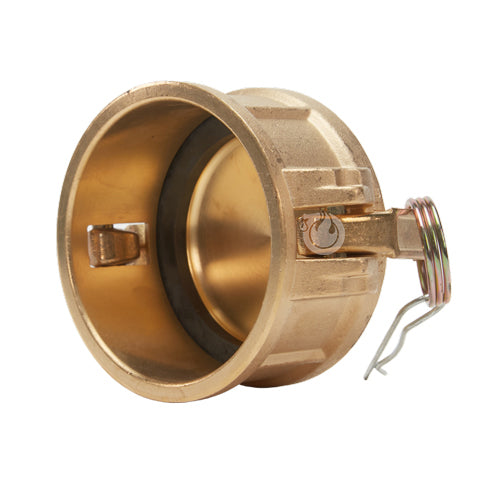 Brass 4" Female Camlock Dust Cap (USA)