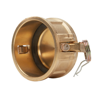 Brass 4" Female Camlock Dust Cap (USA)