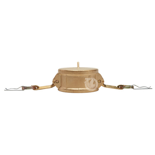 Brass 4" Female Camlock Dust Cap (USA)