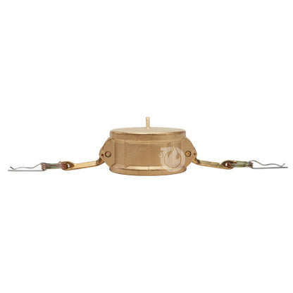 Brass 4" Female Camlock Dust Cap (USA)