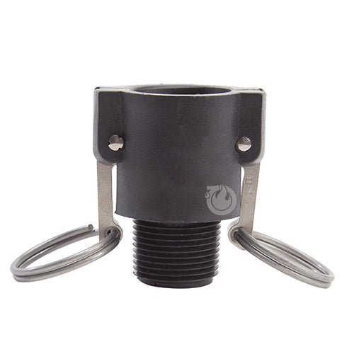Plastic 1" Female Camlock x 1" Male BSP (USA)