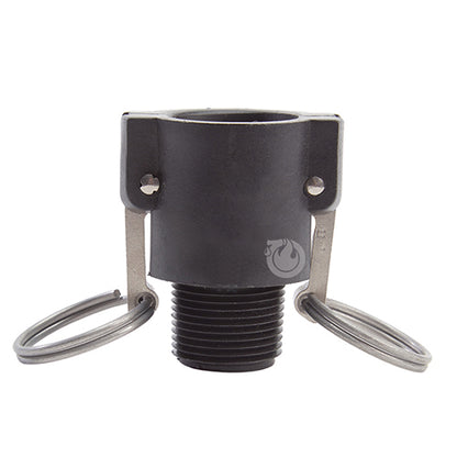 Plastic 1" Female Camlock x 1" Male BSP (USA)