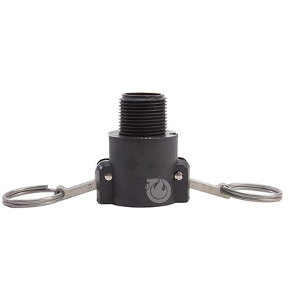 Plastic 1" Female Camlock x 1" Male BSP (USA)
