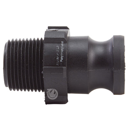 Plastic 1" Male Camlock x 1" Male BSP (USA)