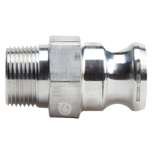 Aluminum 1" Male Camlock x 1" Male BSP (USA)