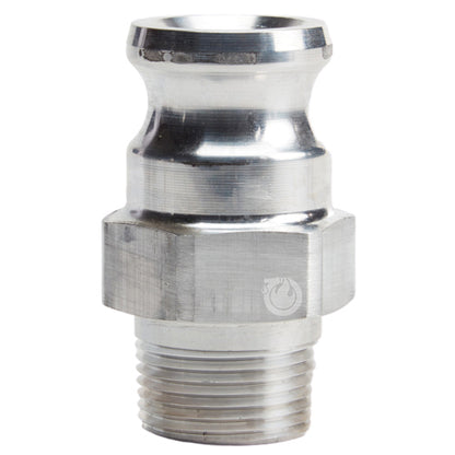 Aluminum 1" Male Camlock x 1" Male BSP (USA)