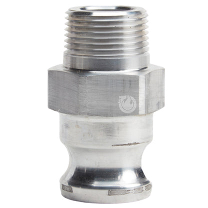 Aluminum 1" Male Camlock x 1" Male BSP (USA)