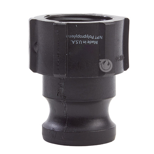 Plastic 1" Male Camlock x 1" Female BSP (USA)