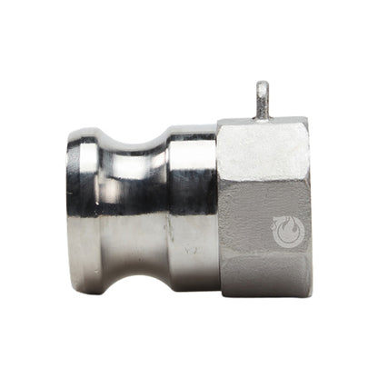 Stainless Steel 1" Male Camlock x 1" Female BSP (USA)