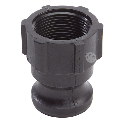 Plastic 1 1/4" Male Camlock x 1 1/4" Female BSP (USA)
