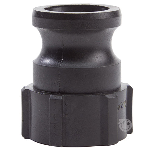 Plastic 1 1/4" Male Camlock x 1 1/4" Female BSP (USA)