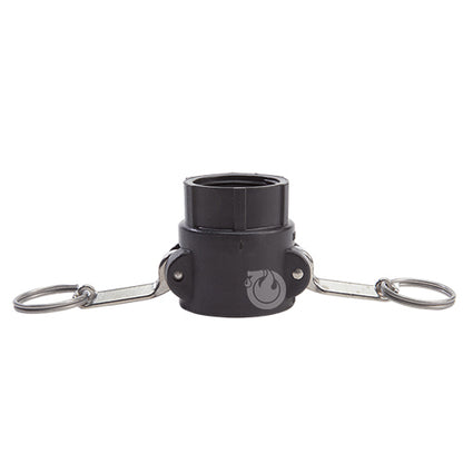 Plastic 1 1/2" Female Camlock x 1 1/2" Female BSP (USA)