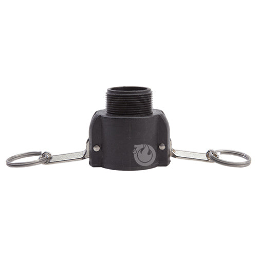 Plastic 1 1/2" Female Camlock x 1 1/2" Male BSP (USA)