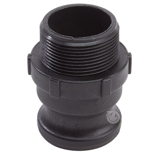 Plastic 1 1/2" Male Camlock x 1 1/2" Male BSP (USA)