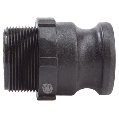 Plastic 1 1/2" Male Camlock x 1 1/2" Male BSP (USA)