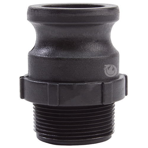 Plastic 1 1/2" Male Camlock x 1 1/2" Male BSP (USA)