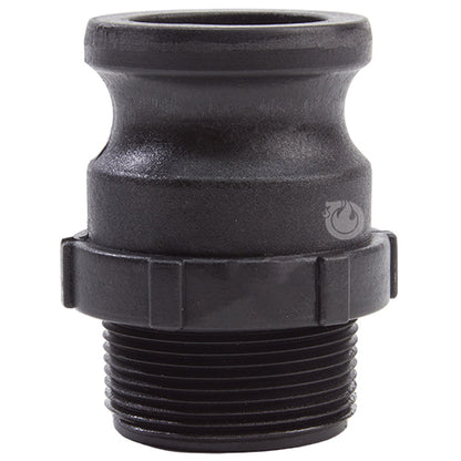 Plastic 1 1/2" Male Camlock x 1 1/2" Male BSP (USA)