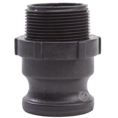 Plastic 1 1/2" Male Camlock x 1 1/2" Male BSP (USA)