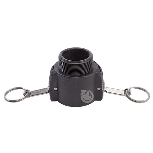 Plastic 2" Female Camlock x 2" Male BSP (USA)