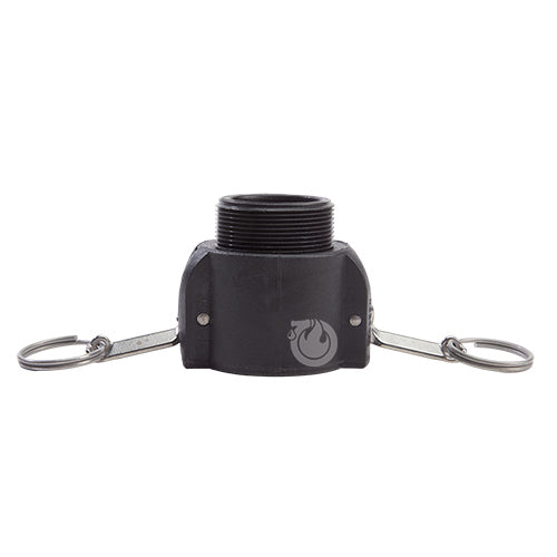 Plastic 2" Female Camlock x 2" Male BSP (USA)