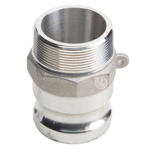 Aluminum 2" Male Camlock x 2" Male BSP (USA)
