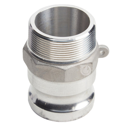 Aluminum 2" Male Camlock x 2" Male BSP (USA)