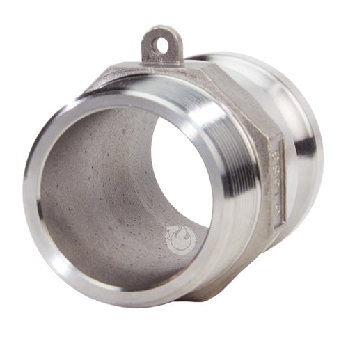 Stainless Steel 2" Male Camlock x 2" Male BSP (USA)