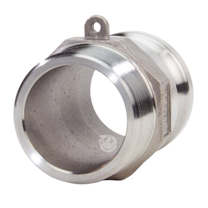 Stainless Steel 2" Male Camlock x 2" Male BSP (USA)