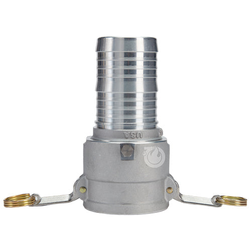 Aluminum 2" Swivel Female Camlock to Hose Shank (USA)