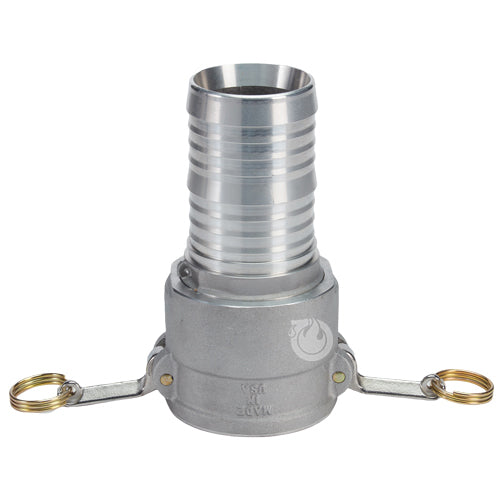 Aluminum 3" Swivel Female Camlock to Hose Shank (USA)
