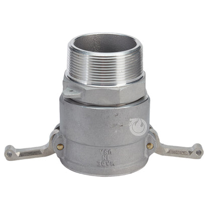 Aluminum 3" Swivel Female Camlock x 3" Male NPT (USA)